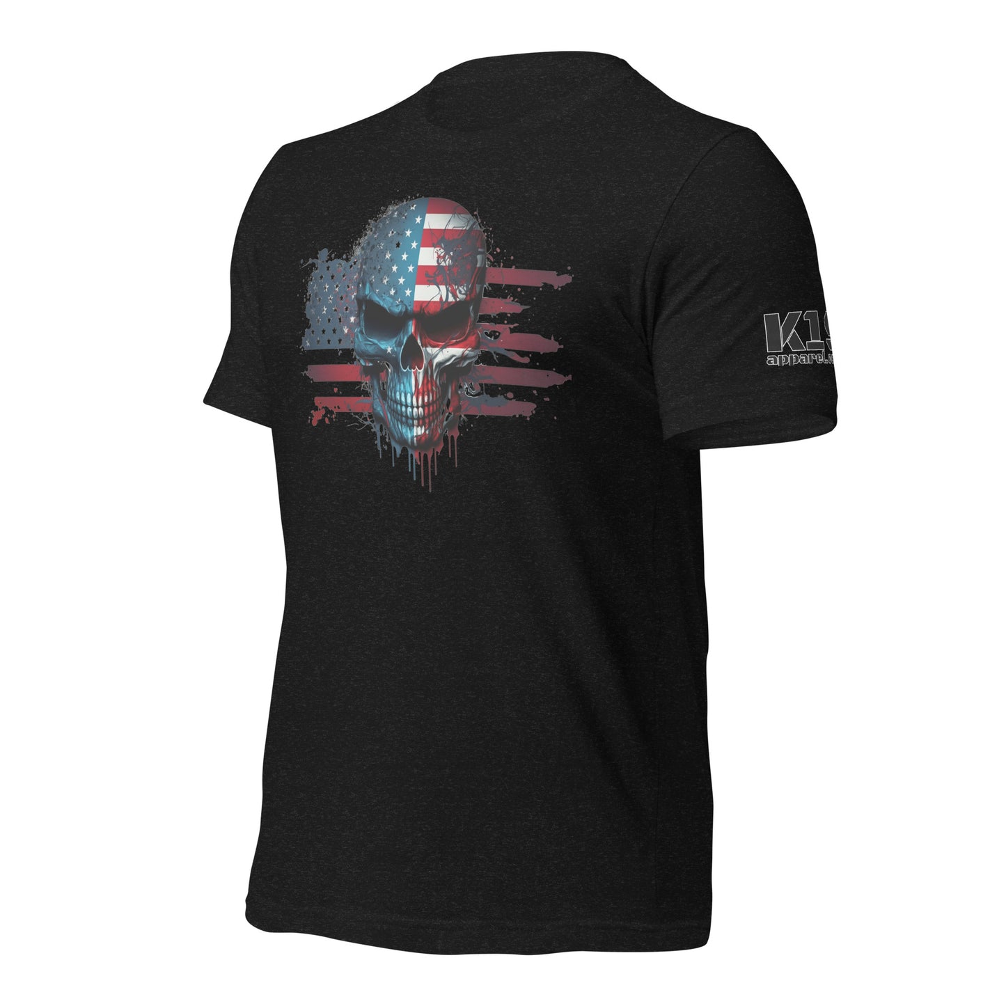 Skull over Flag t-shirt