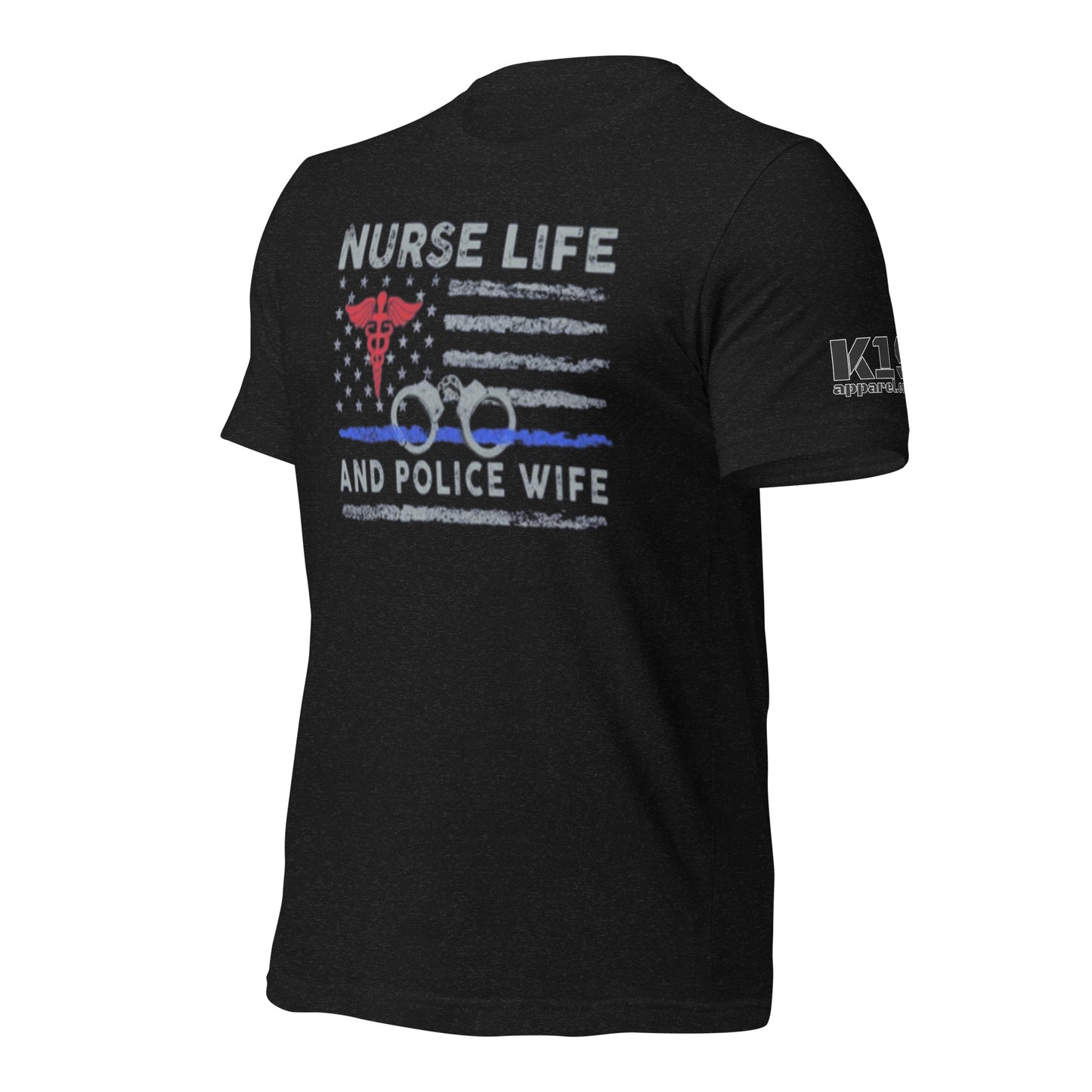 Nurse Life Police Wife t-shirt