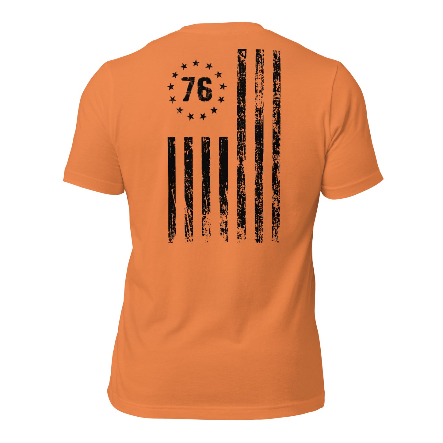 Black 1776 flag t-shirt