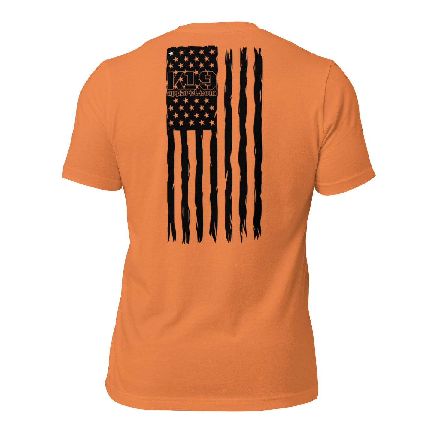 Vertical Flag w/ K19 Arm logo t-shirt