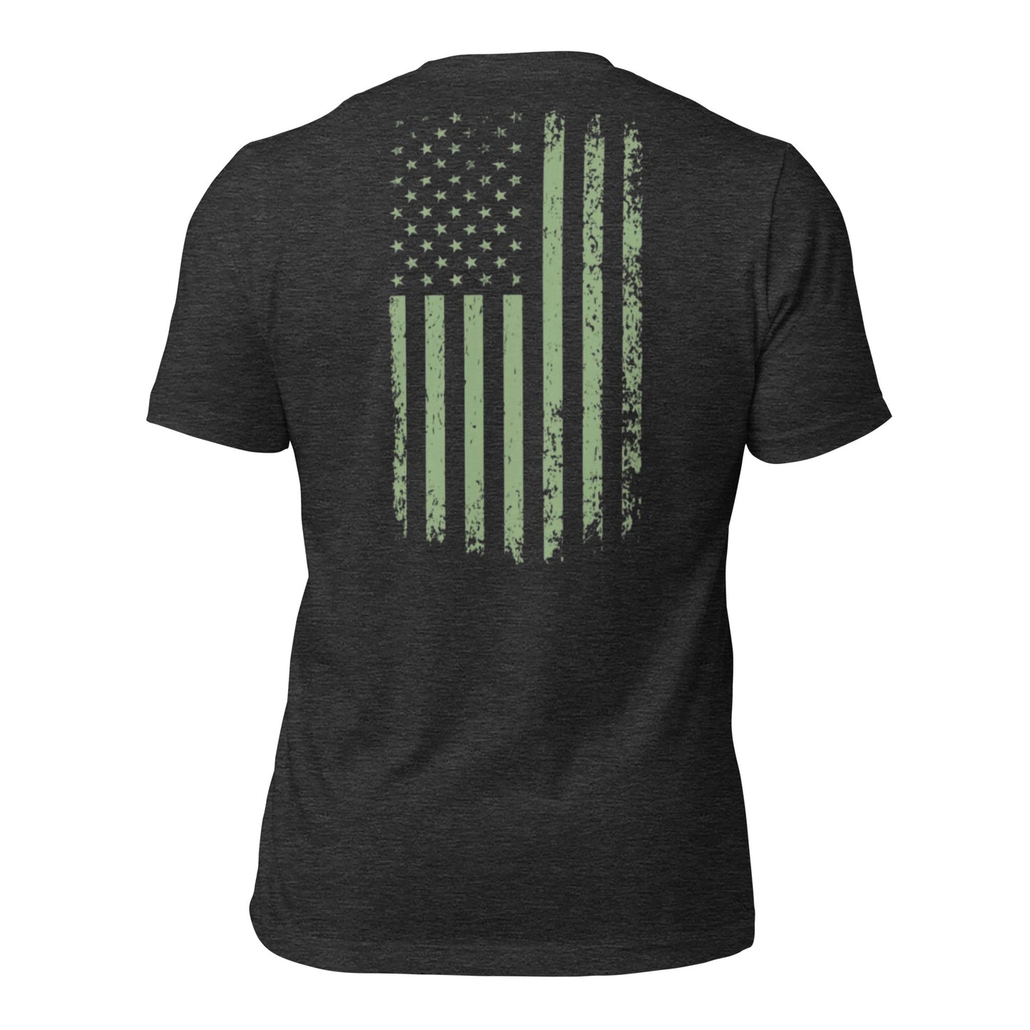 Rustic green flag t-shirt