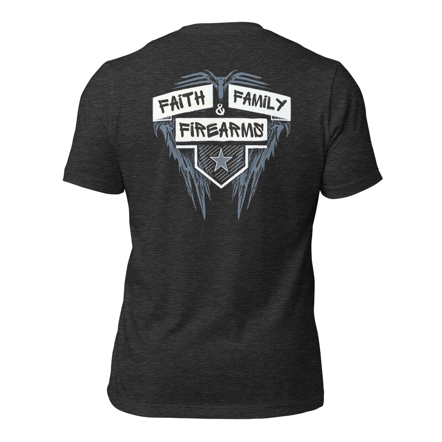 Faith Family and Firearms t-shirt