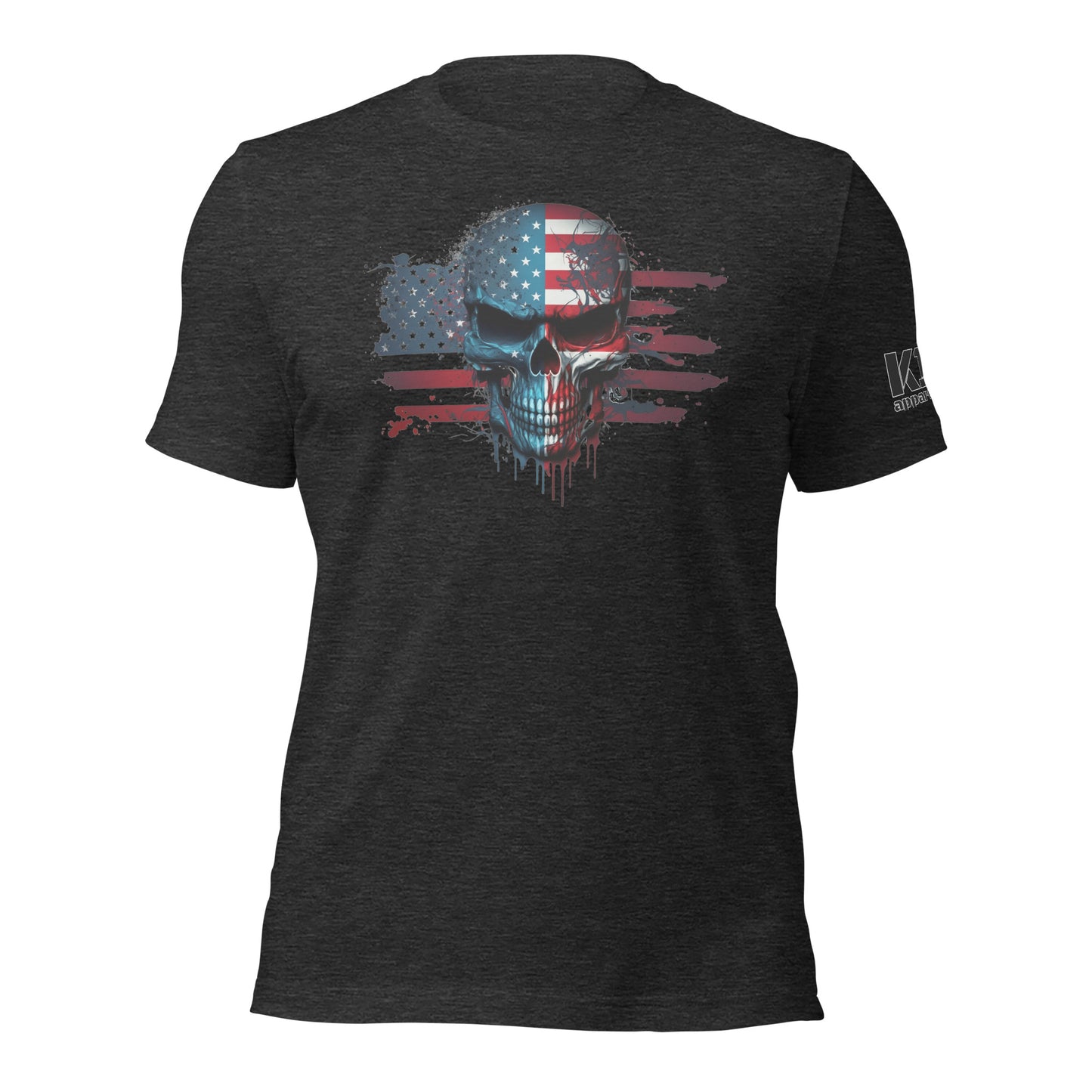 Skull over Flag t-shirt