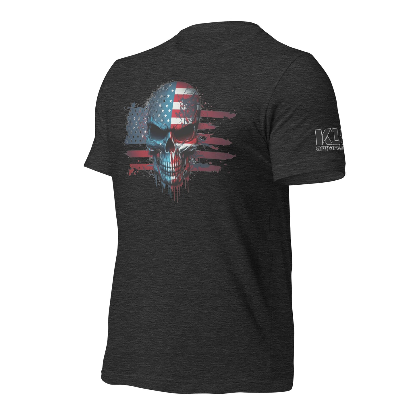 Skull over Flag t-shirt