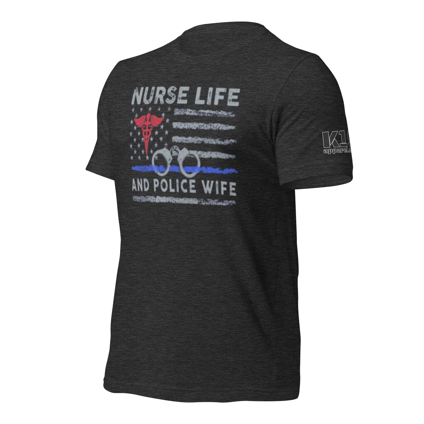 Nurse Life Police Wife t-shirt