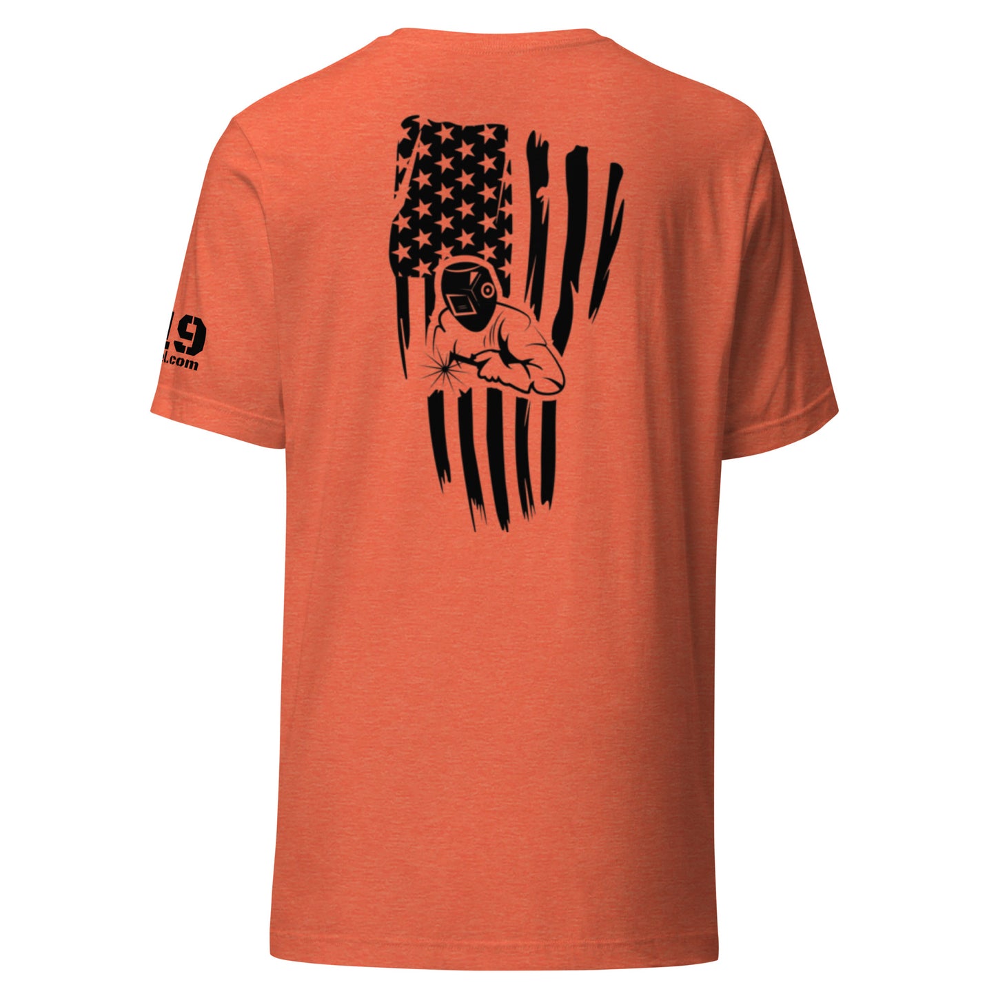 Welder flag t-shirt