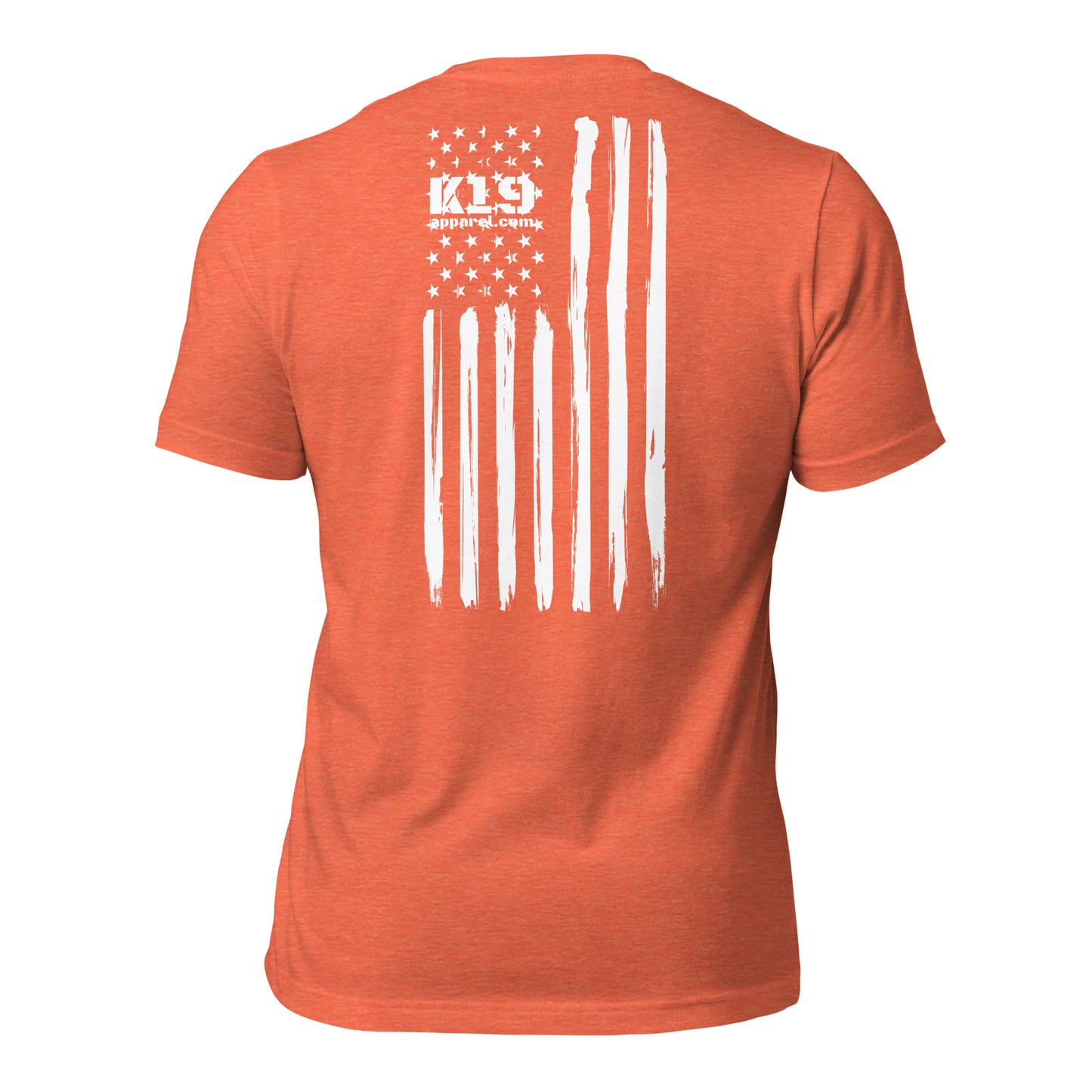 White Vertical flag t-shirt