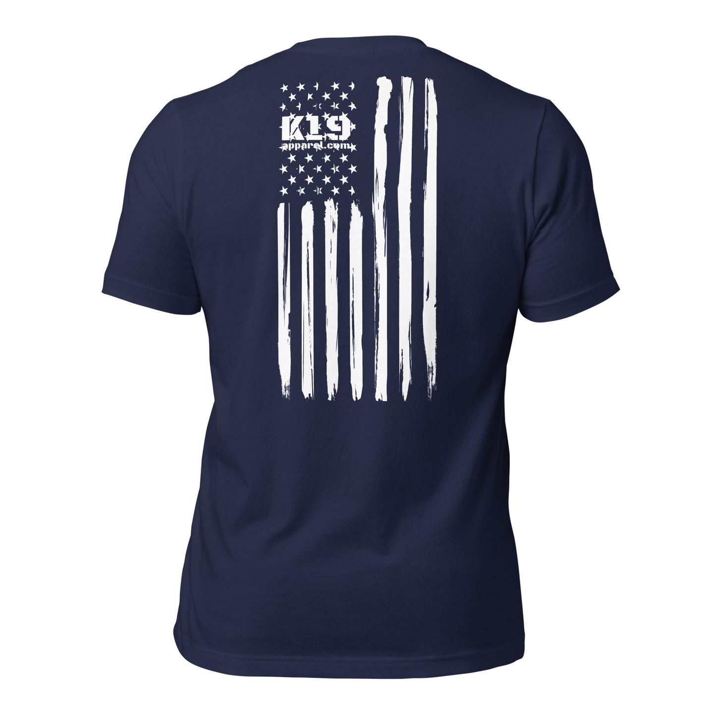 White Vertical flag t-shirt