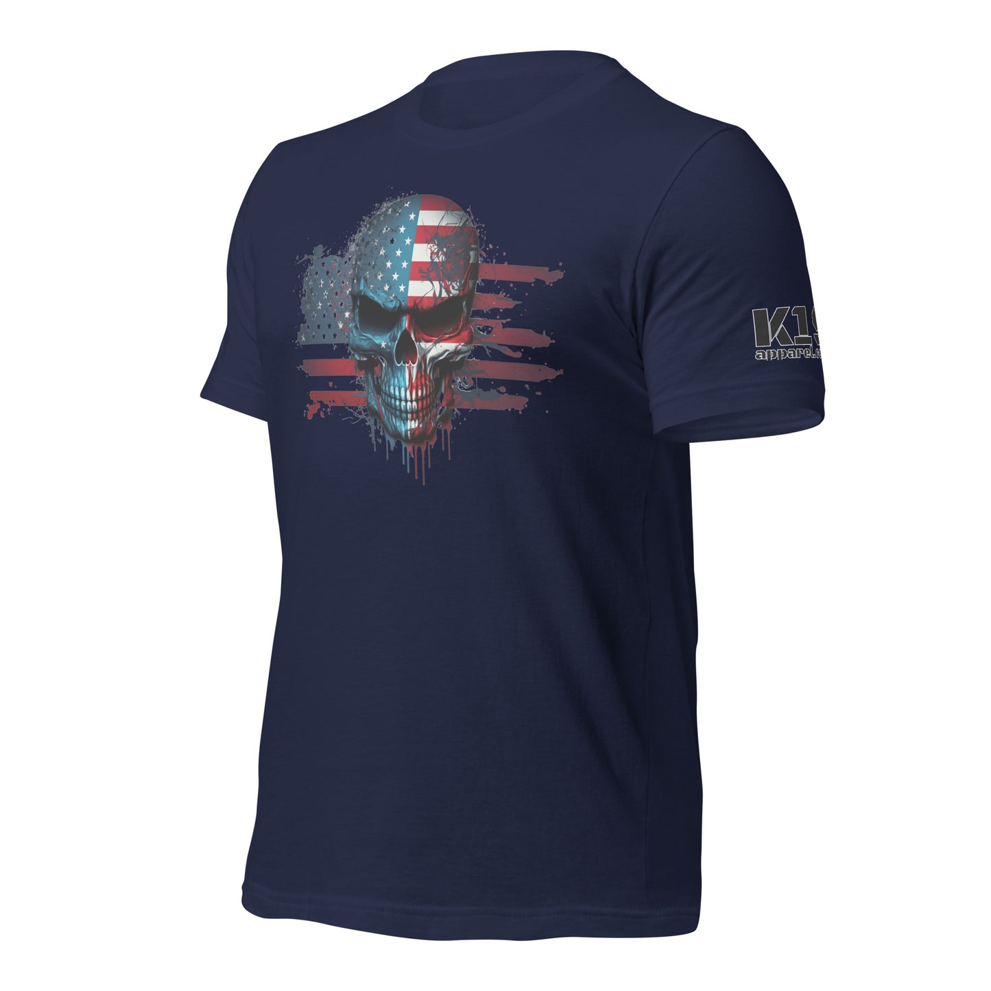 Skull over Flag t-shirt
