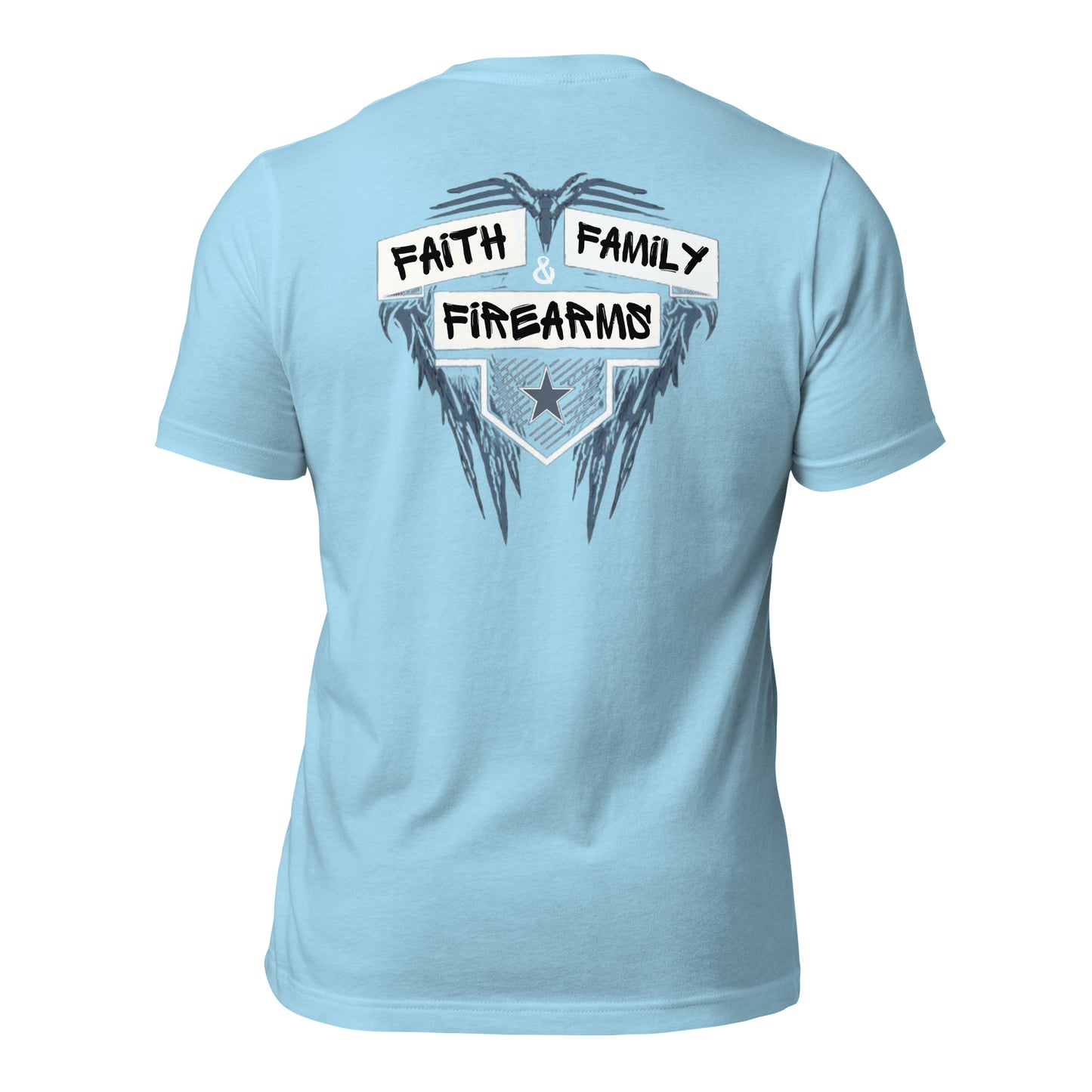 Faith Family and Firearms t-shirt