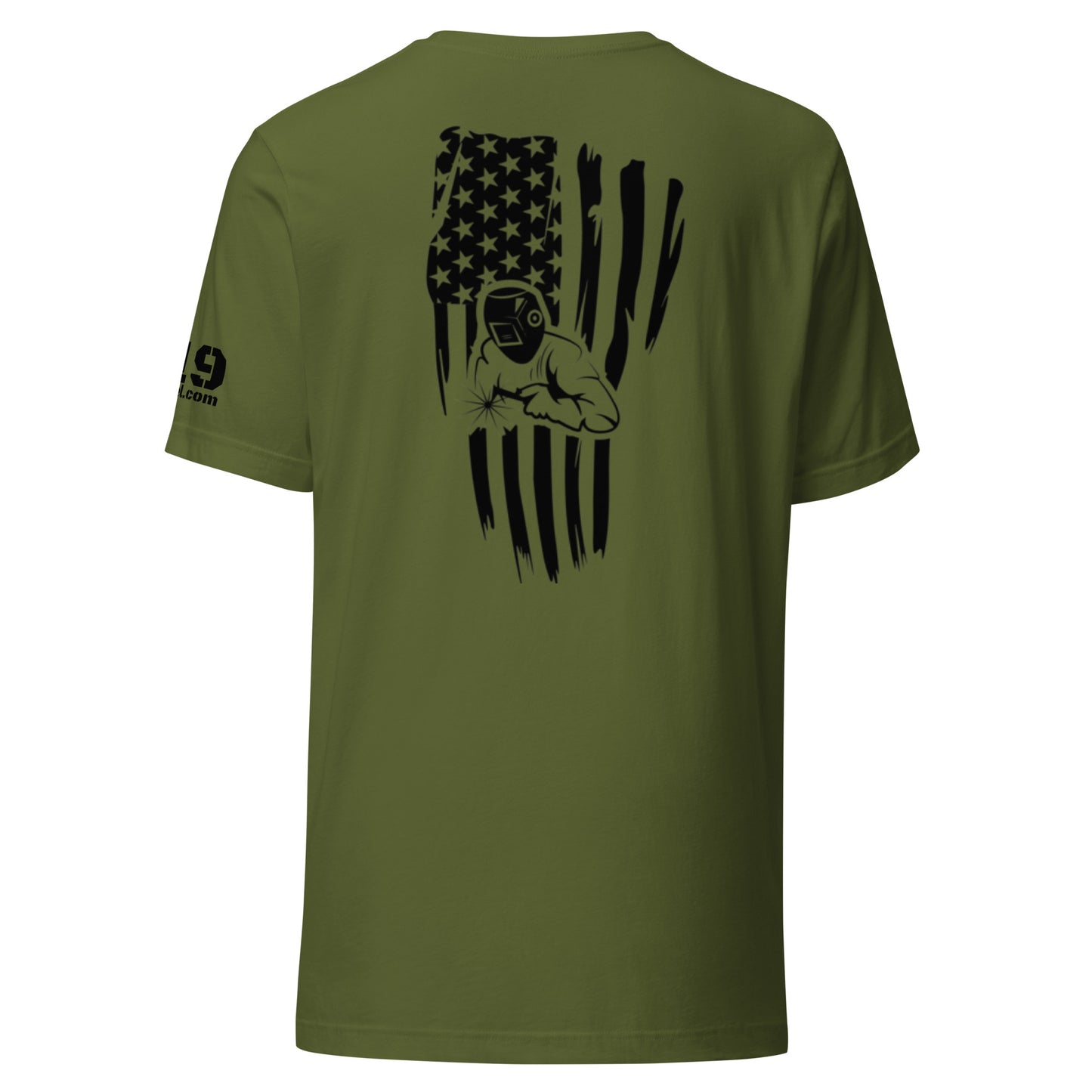 Welder flag t-shirt
