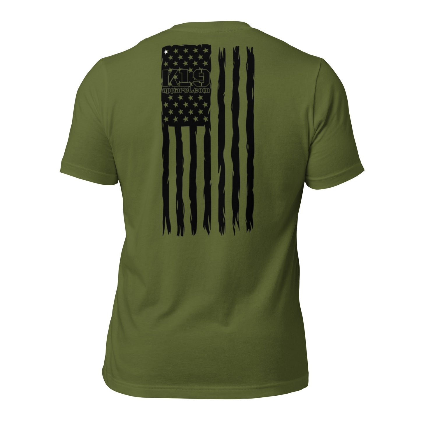 Vertical Flag w/ K19 Arm logo t-shirt