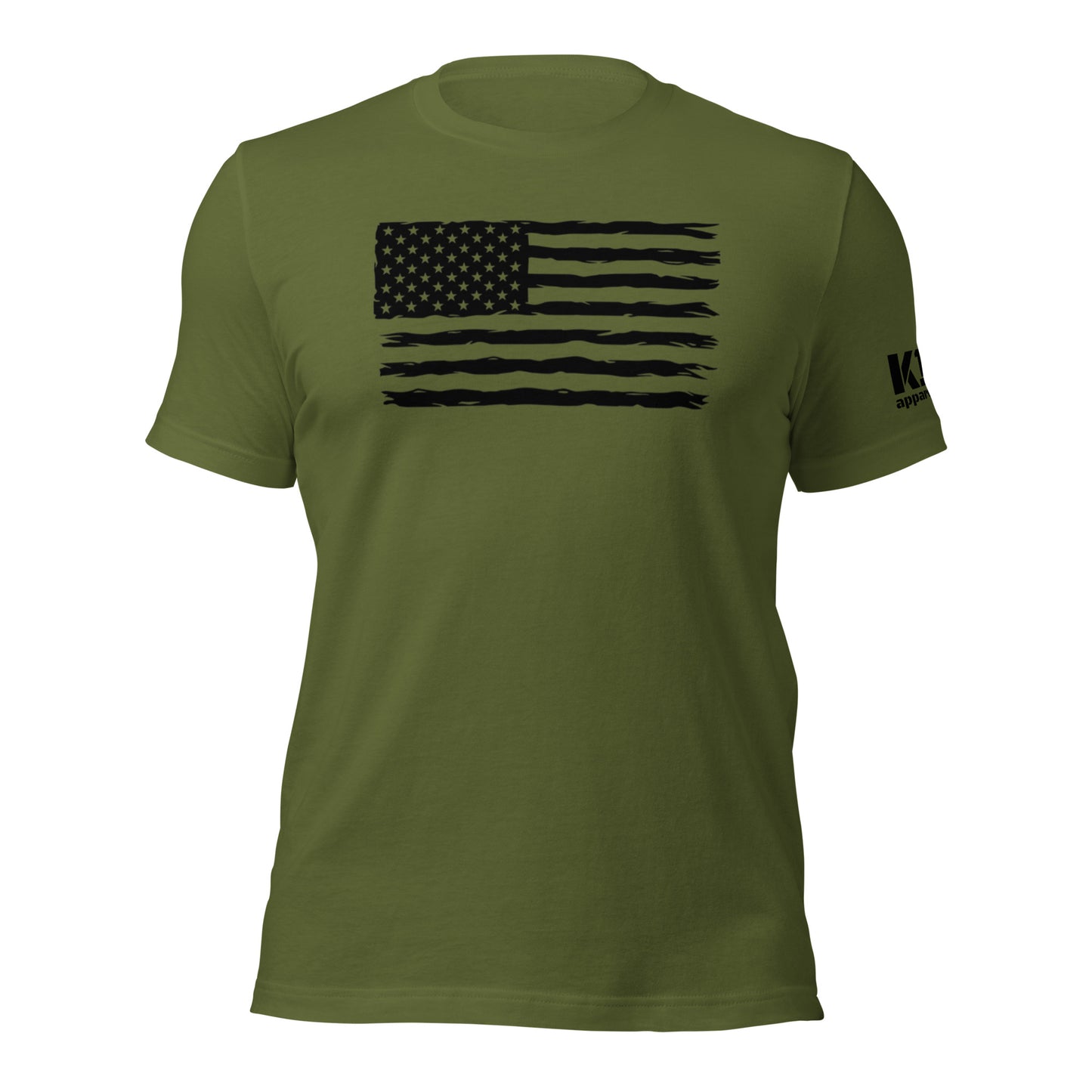 Black flag w/ K19 arm logo t-shirt