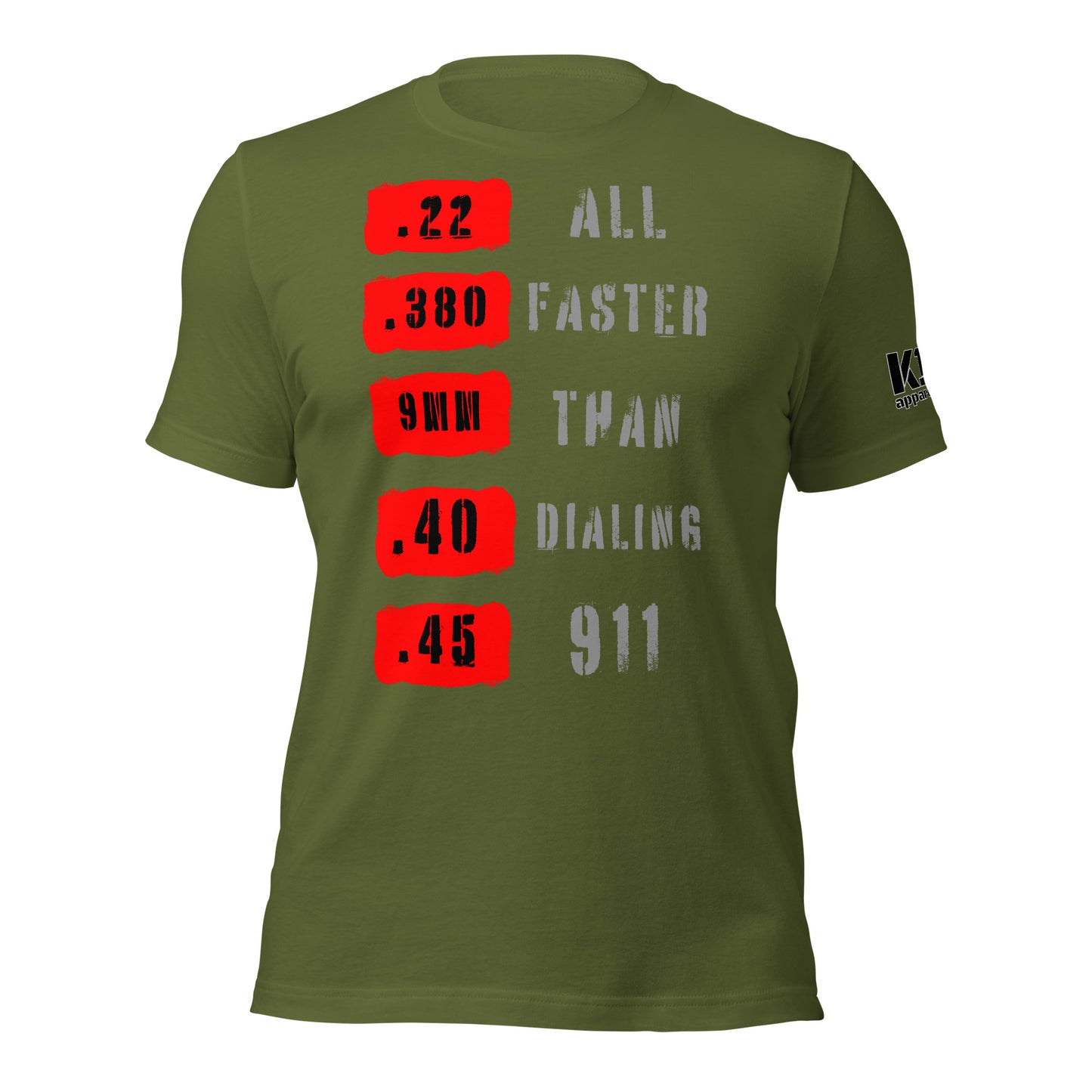 Faster than 9-1-1 t-shirt