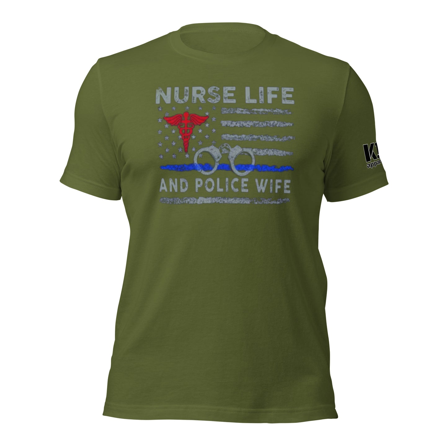 Nurse Life Police Wife t-shirt