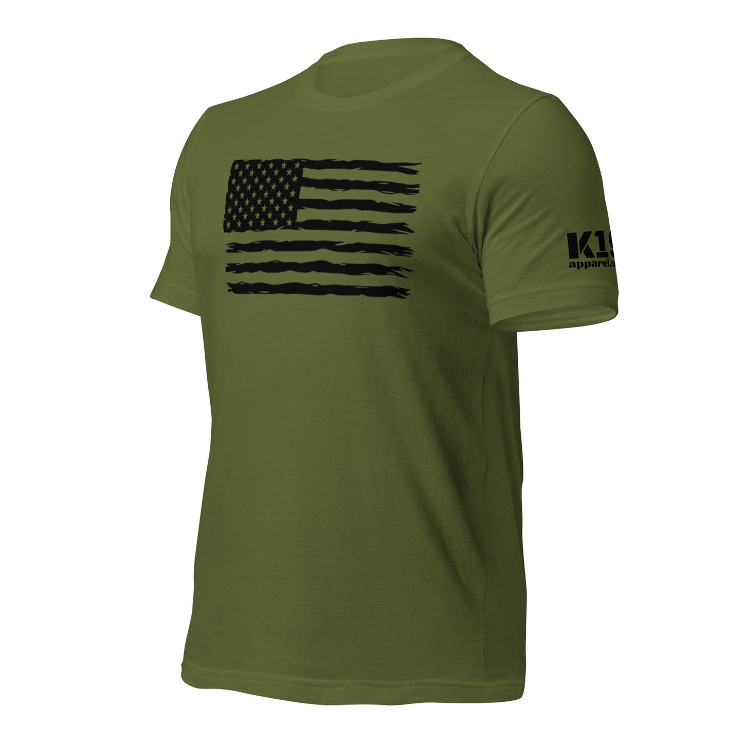 Black flag w/ K19 arm logo t-shirt