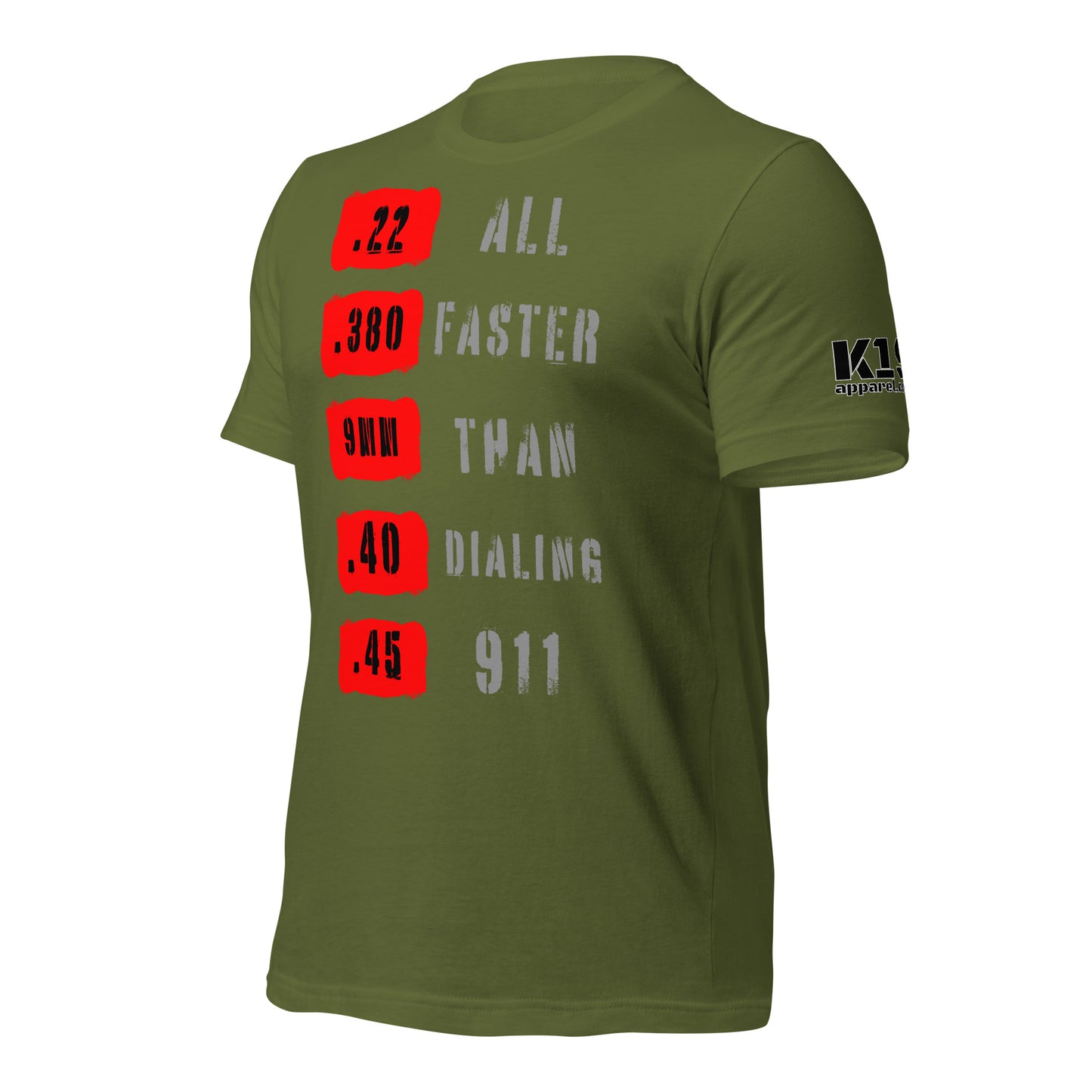 Faster than 9-1-1 t-shirt