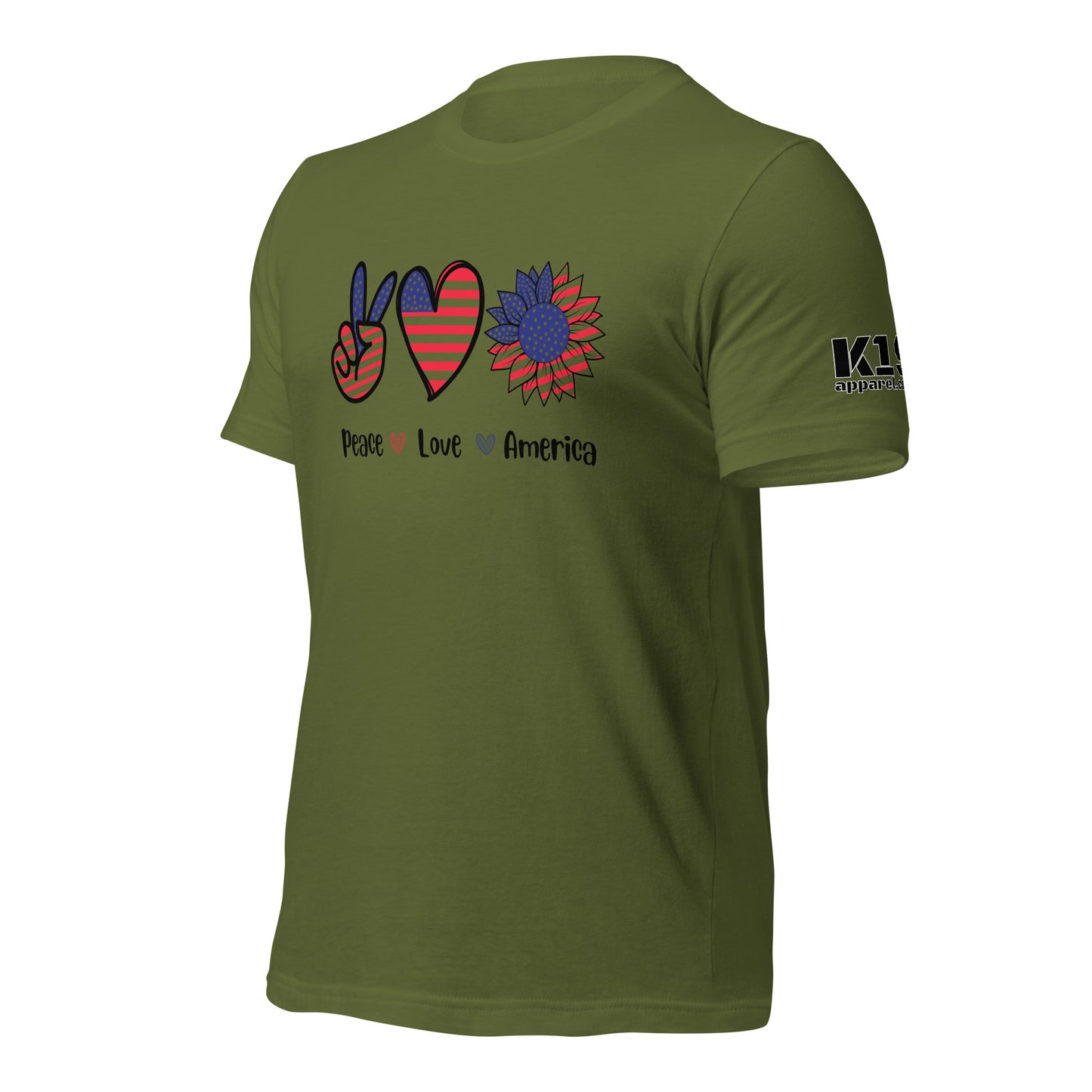 Peace Love and America t-shirt