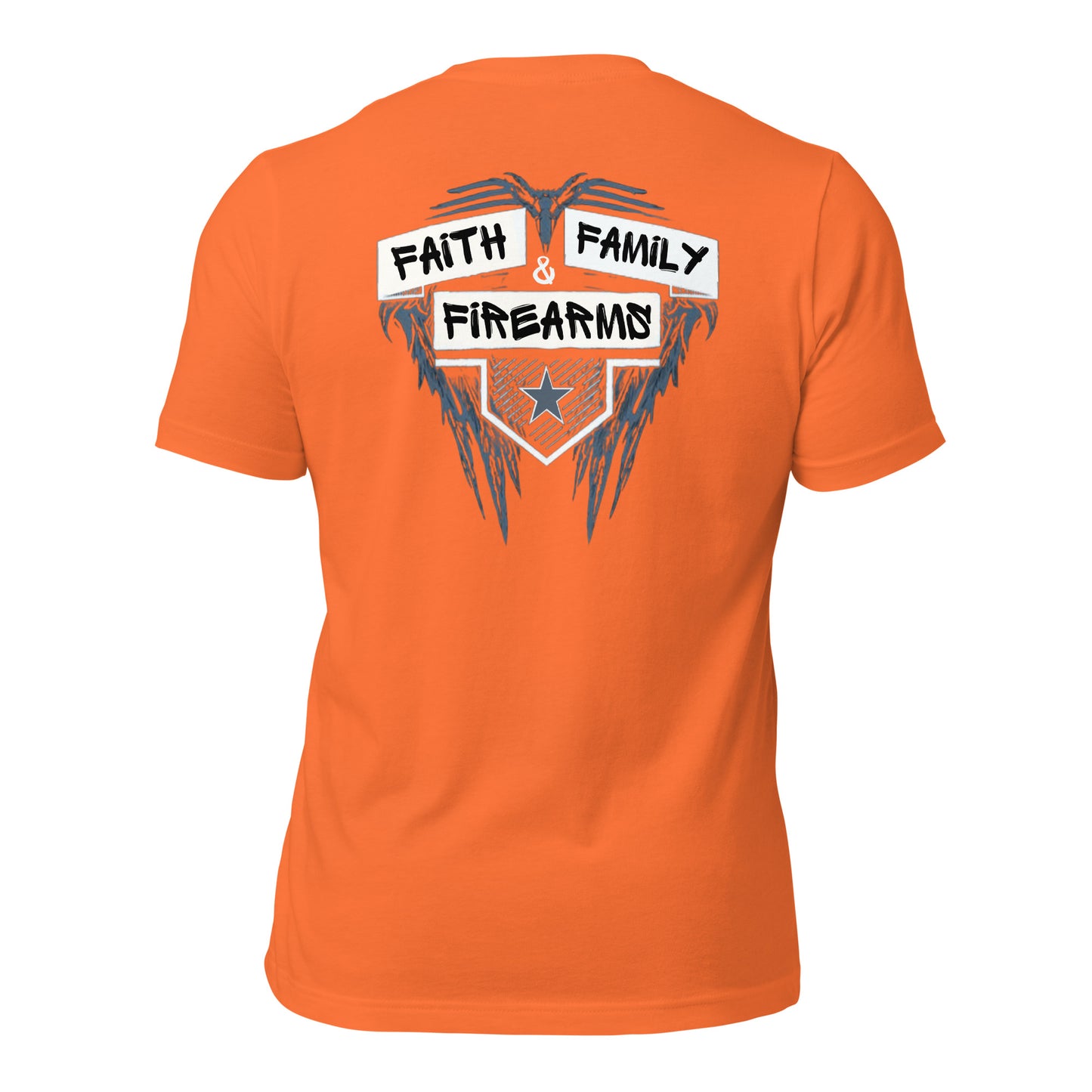 Faith Family and Firearms t-shirt