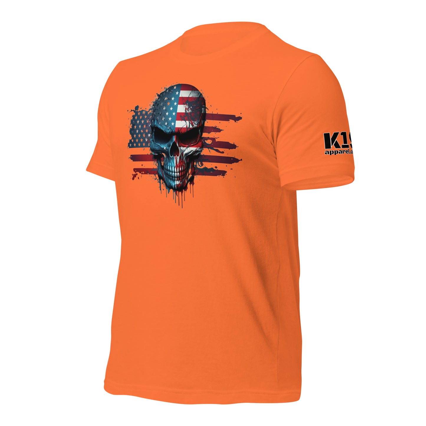 Skull over Flag t-shirt