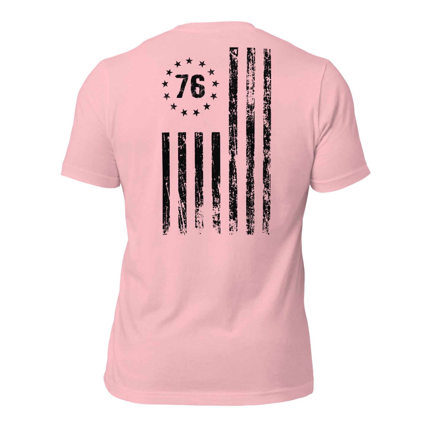 Black 1776 flag t-shirt
