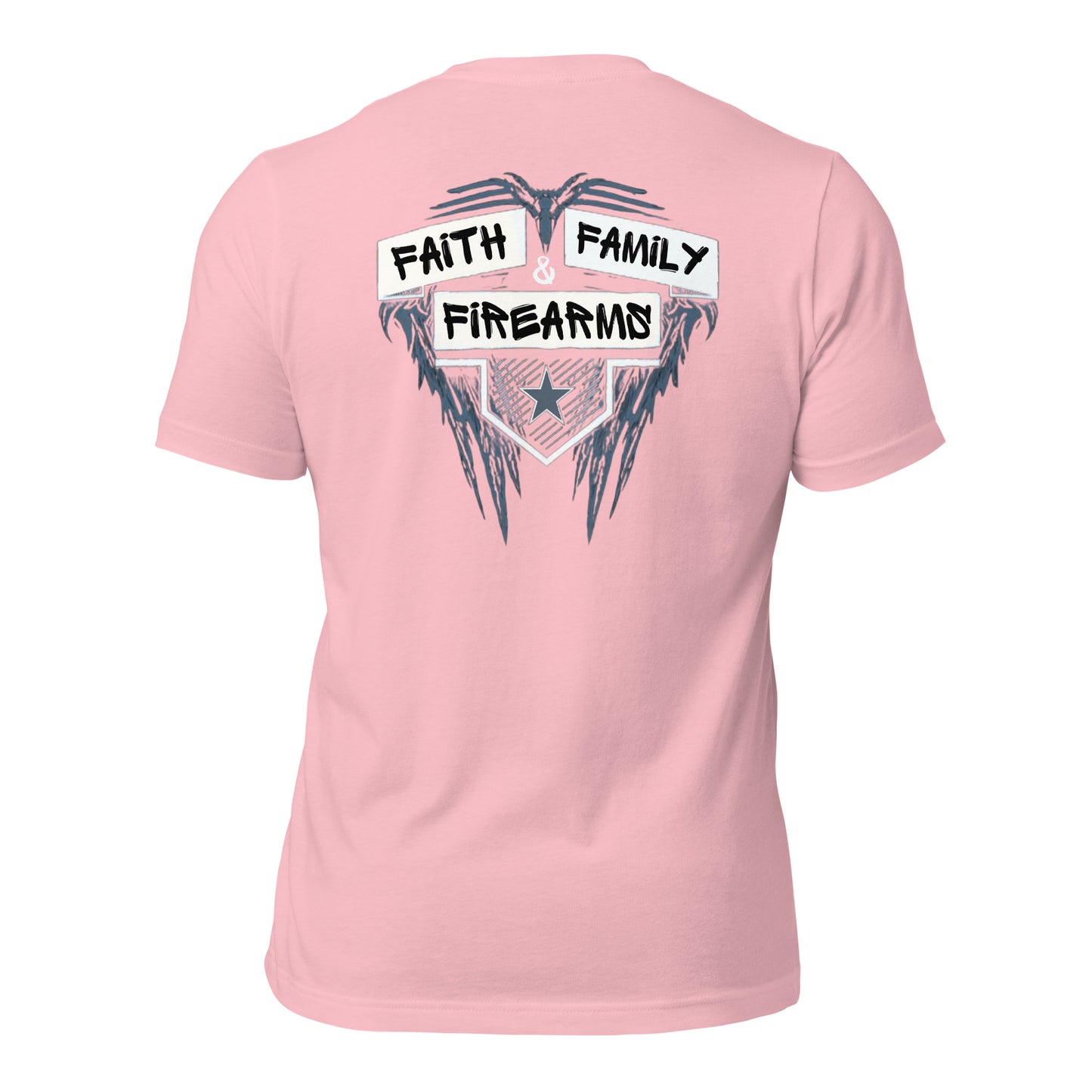 Faith Family and Firearms t-shirt