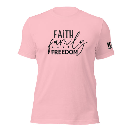Faith Family Freedom t-shirt