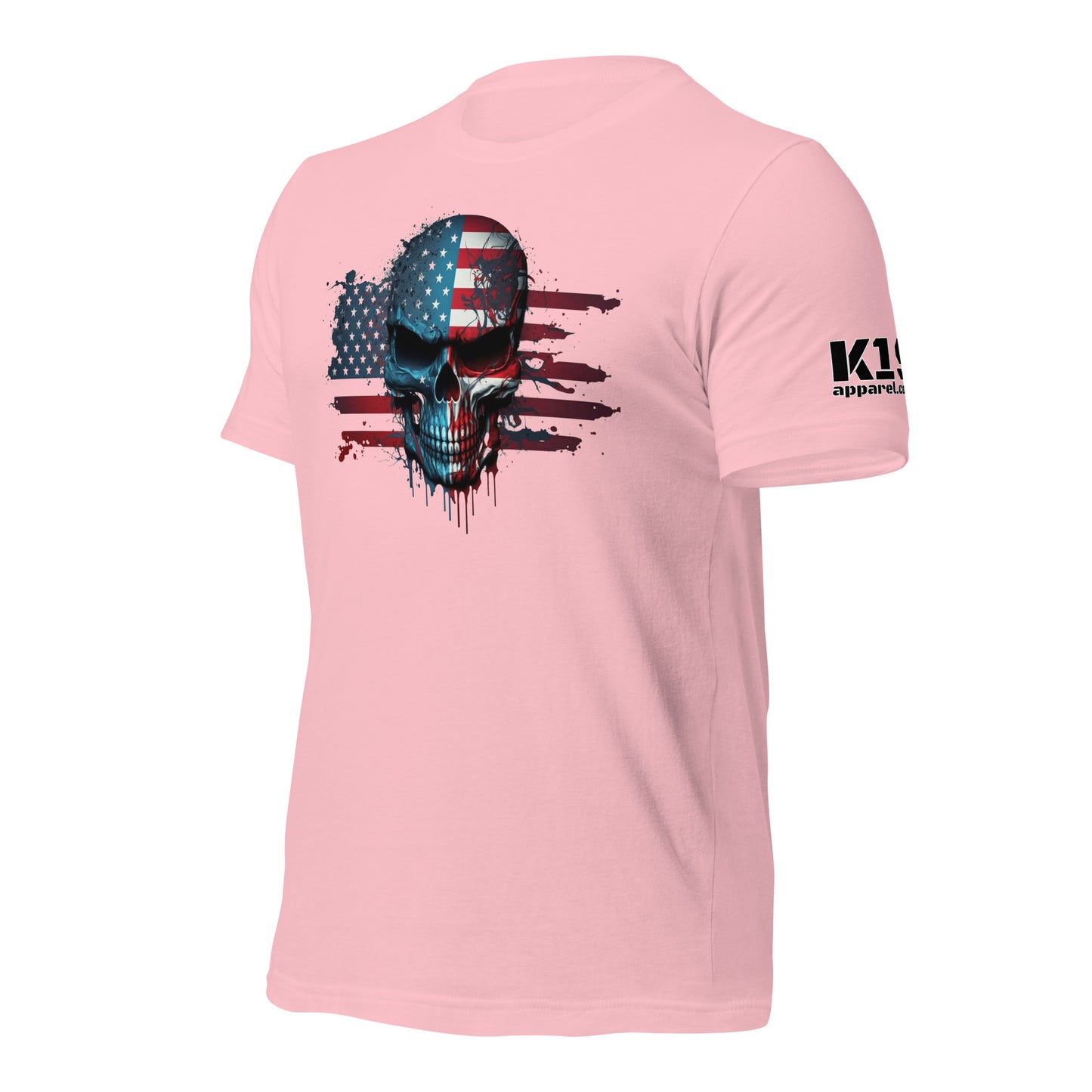 Skull over Flag t-shirt