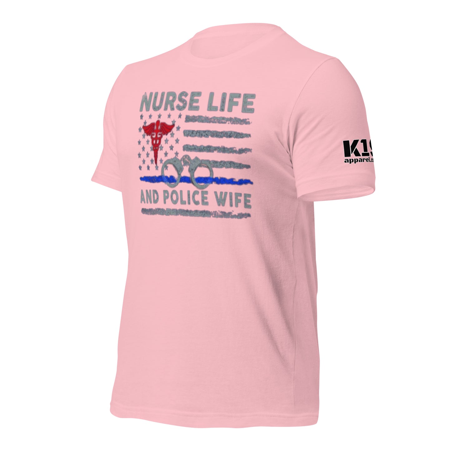 Nurse Life Police Wife t-shirt