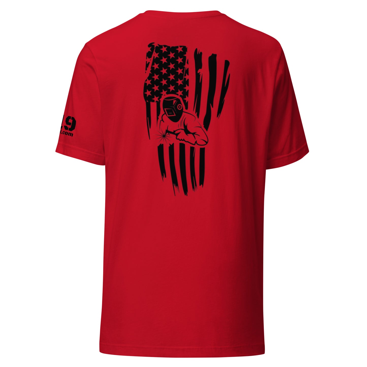 Welder flag t-shirt