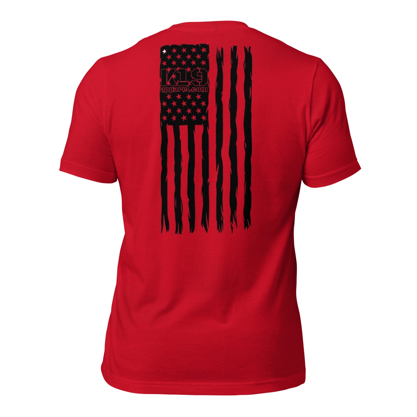 Vertical Flag w/ K19 Arm logo t-shirt