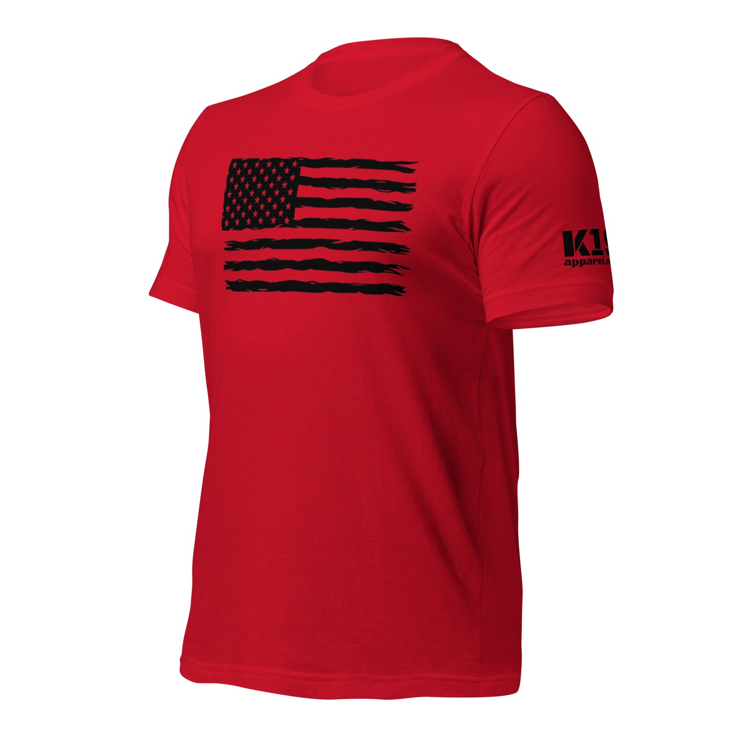Black flag w/ K19 arm logo t-shirt