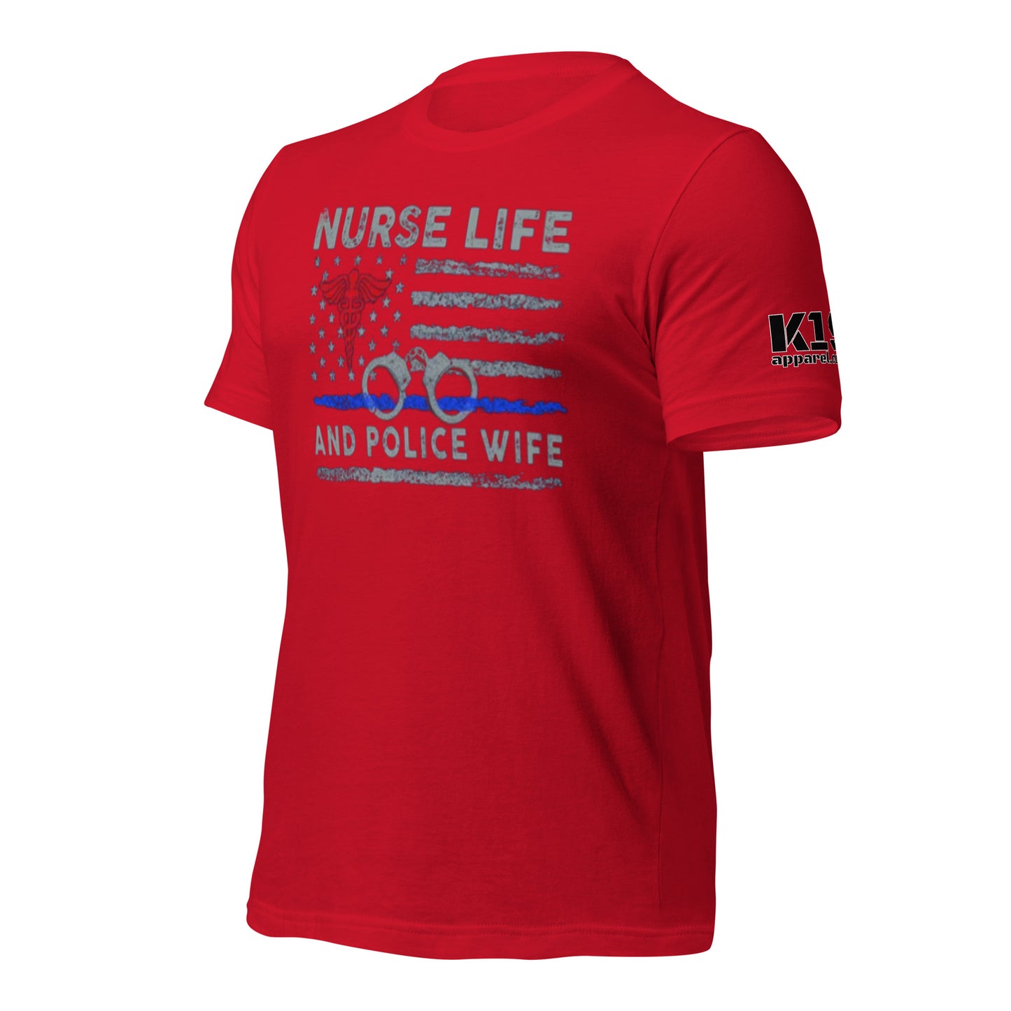Nurse Life Police Wife t-shirt
