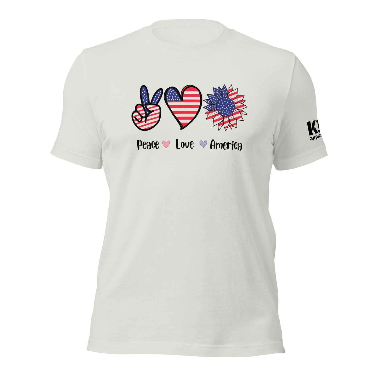 Peace Love and America t-shirt