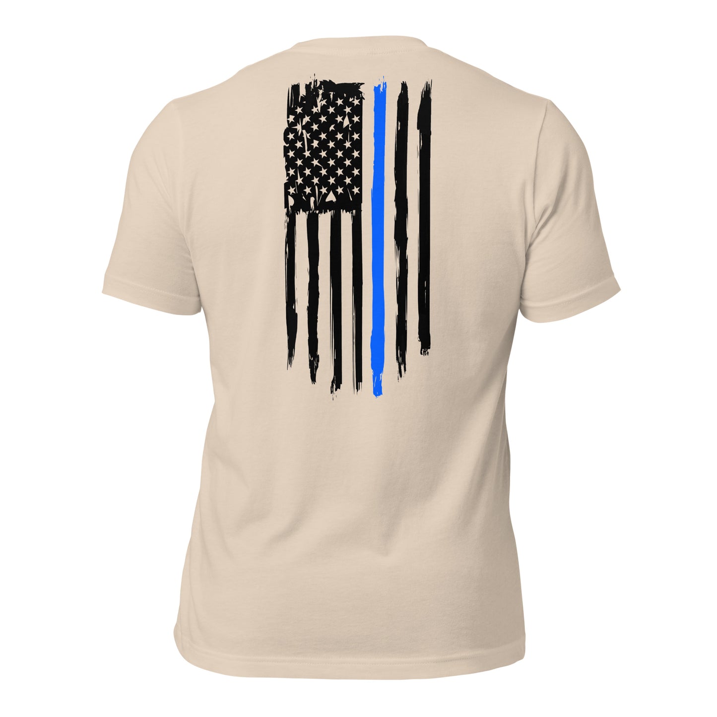 Vertical Blue Line Flag t-shirt