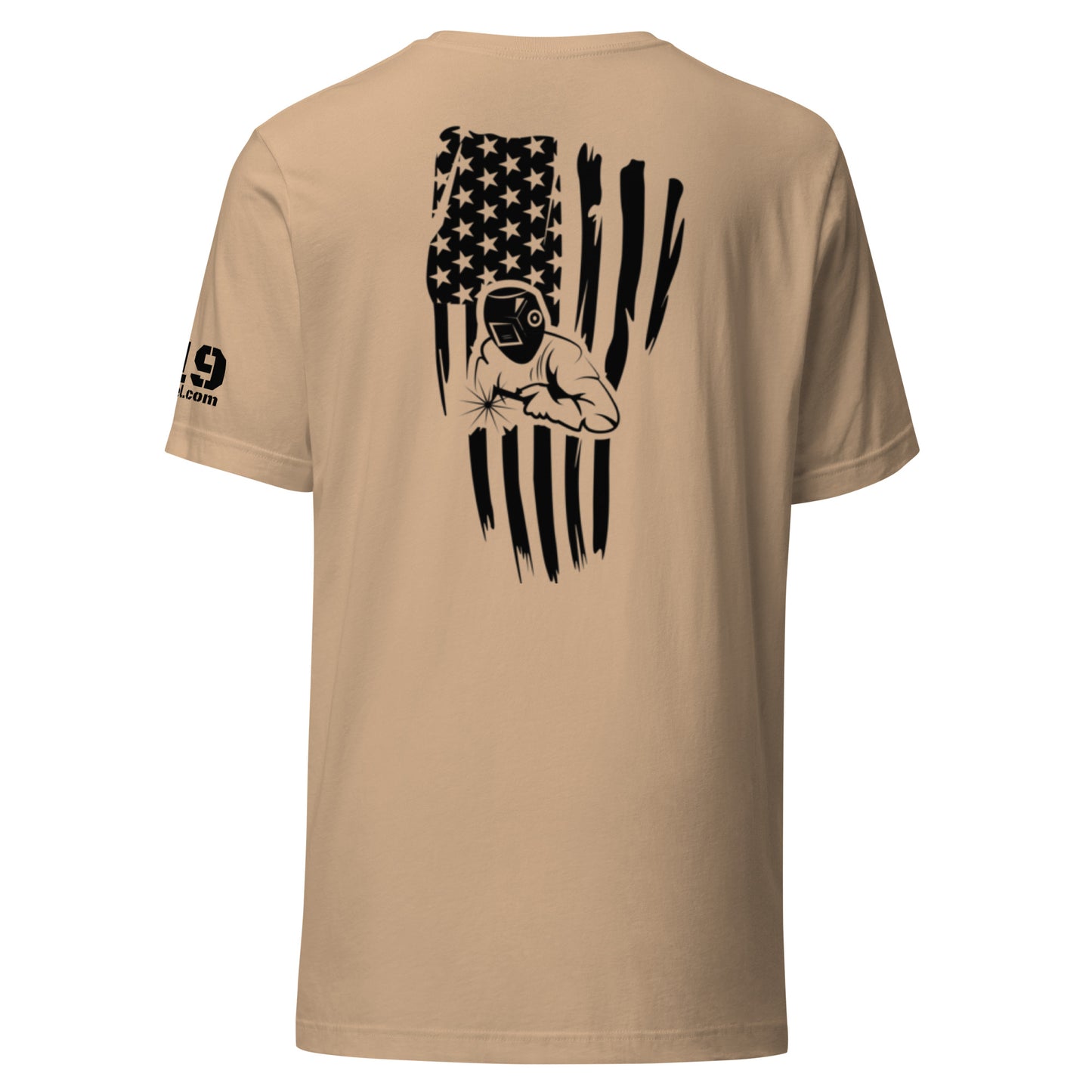 Welder flag t-shirt