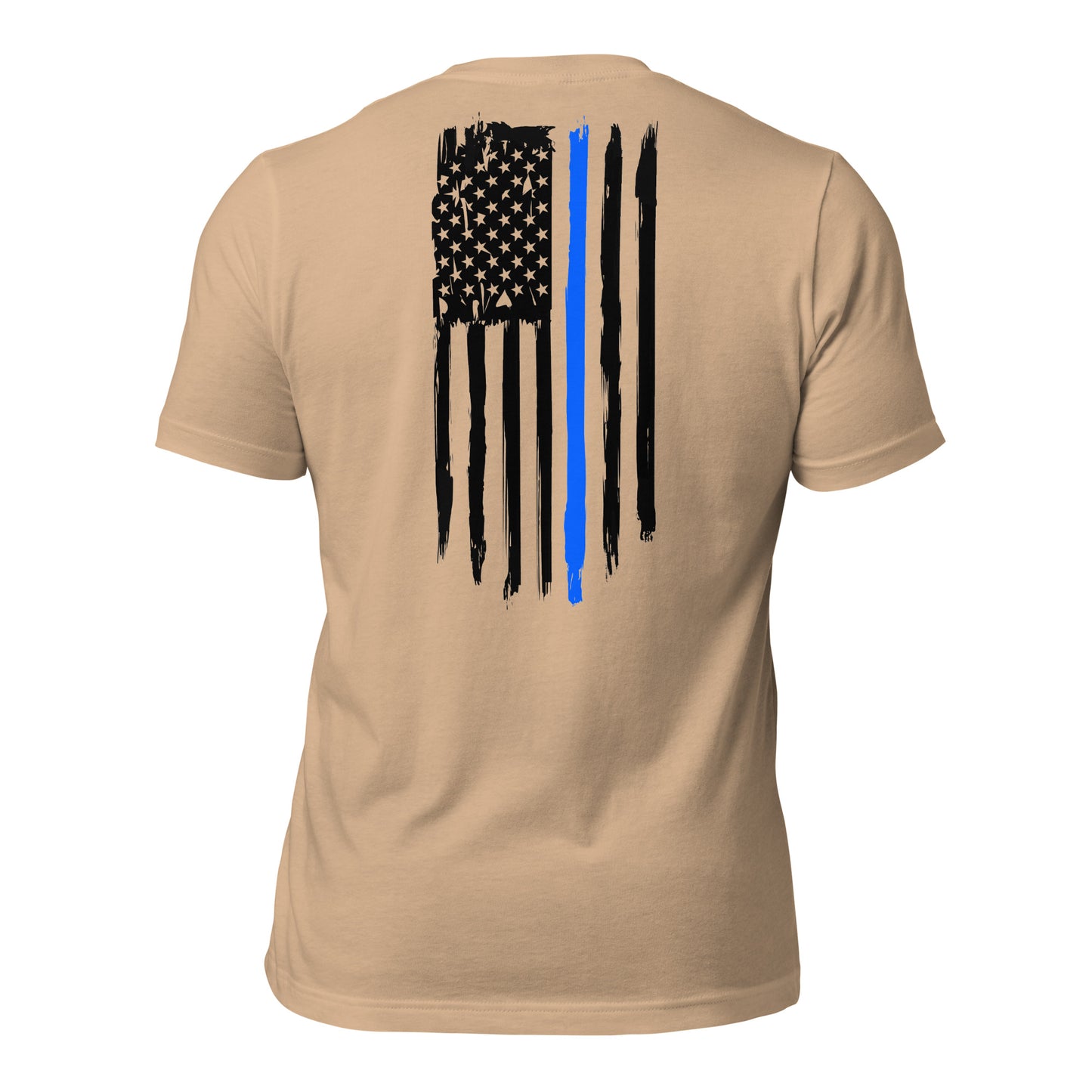 Vertical Blue Line Flag t-shirt