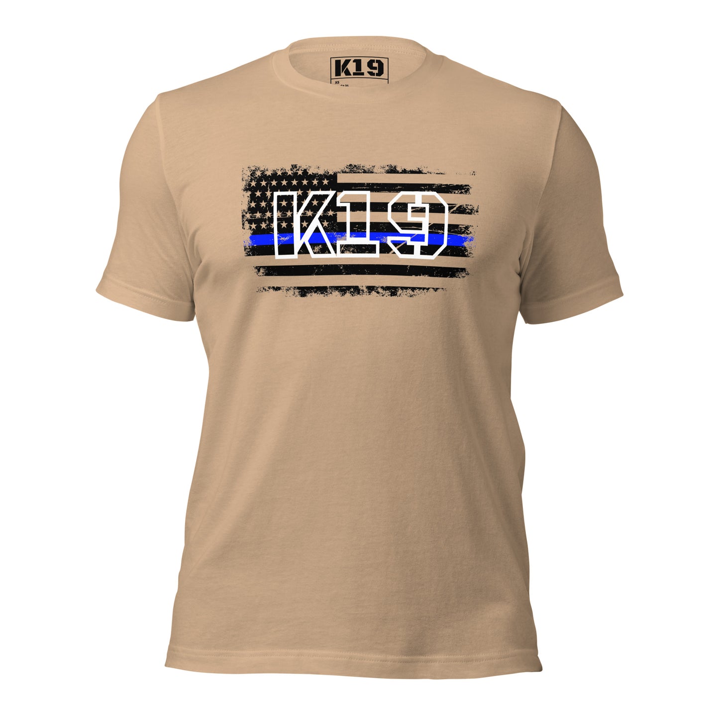 K19/ Blue line flag t-shirt