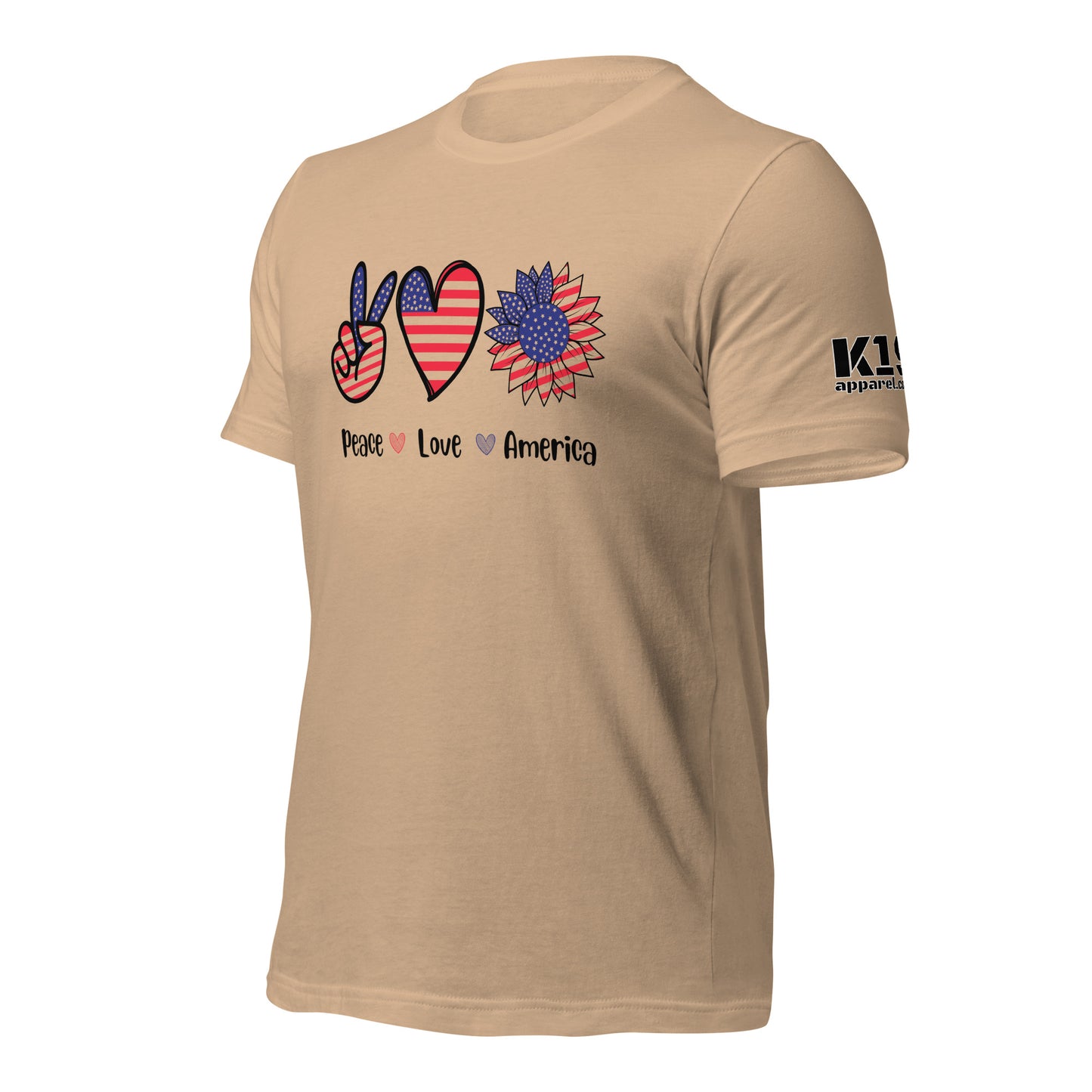 Peace Love and America t-shirt