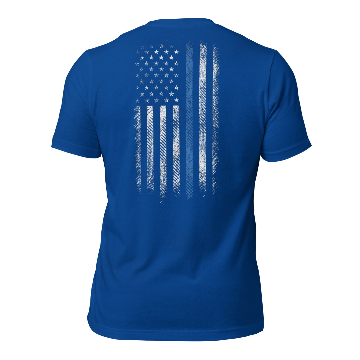 Blue line flag t-shirt