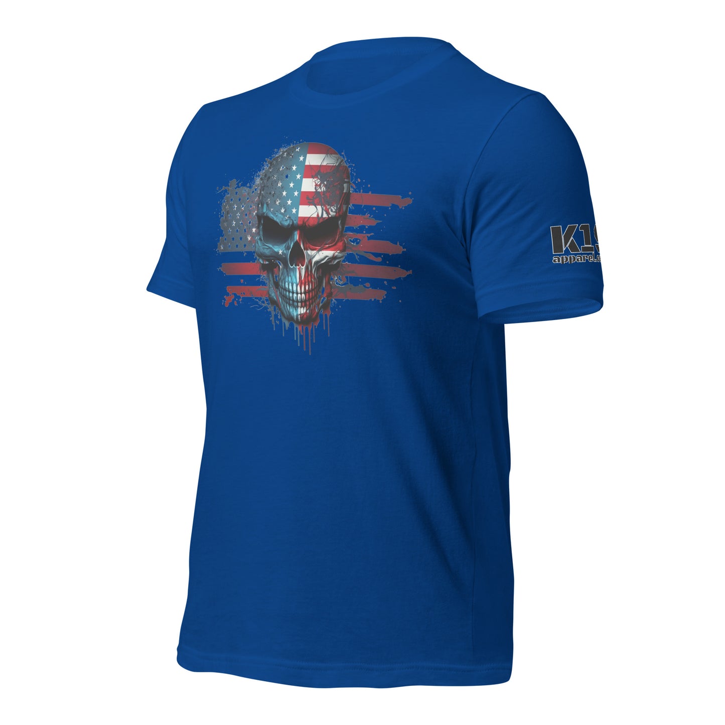 Skull over Flag t-shirt