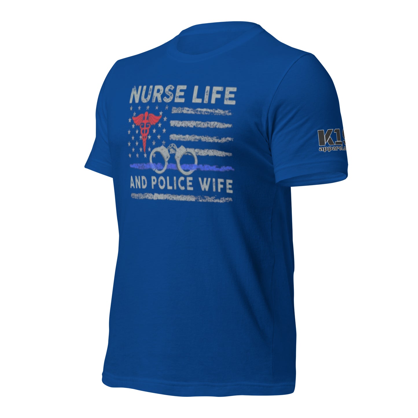 Nurse Life Police Wife t-shirt