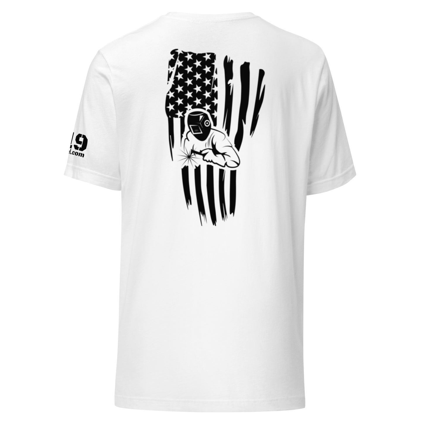 Welder flag t-shirt