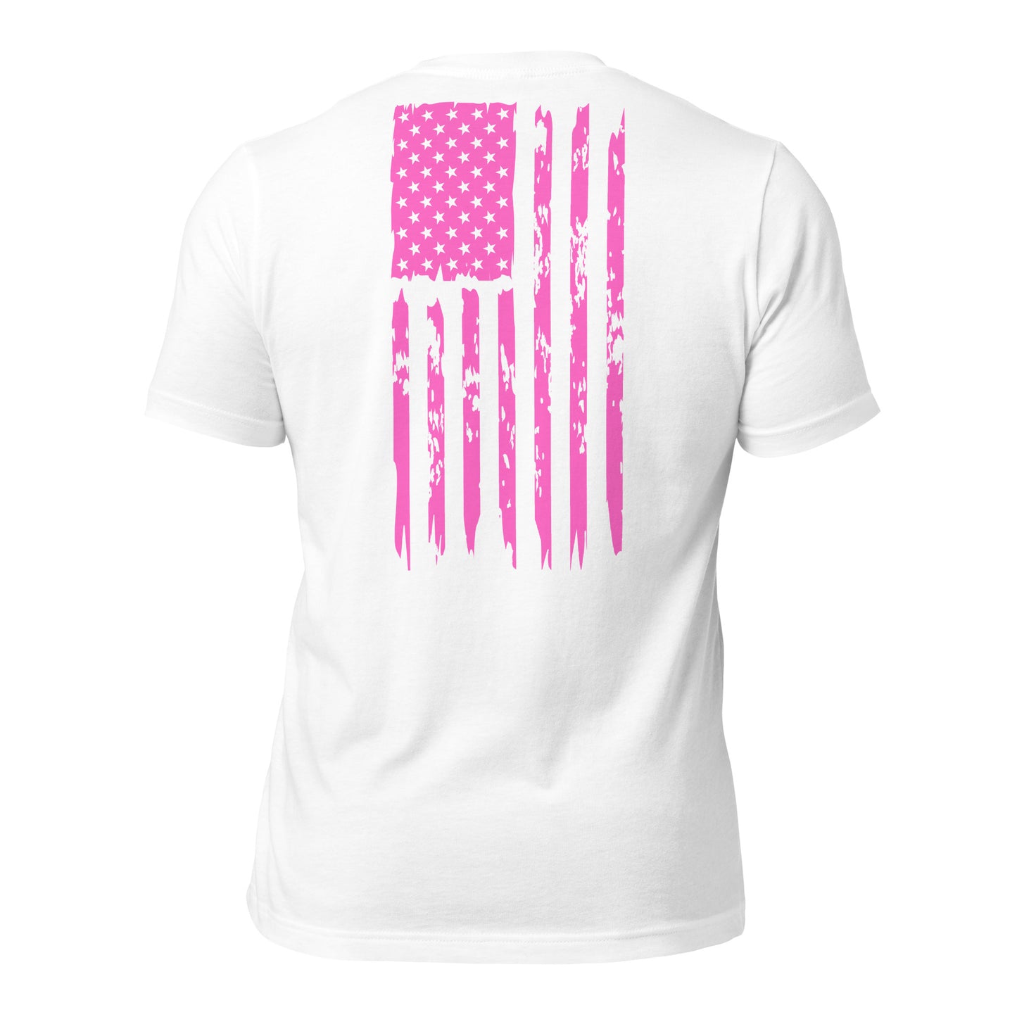Pink Vertical flag t-shirt