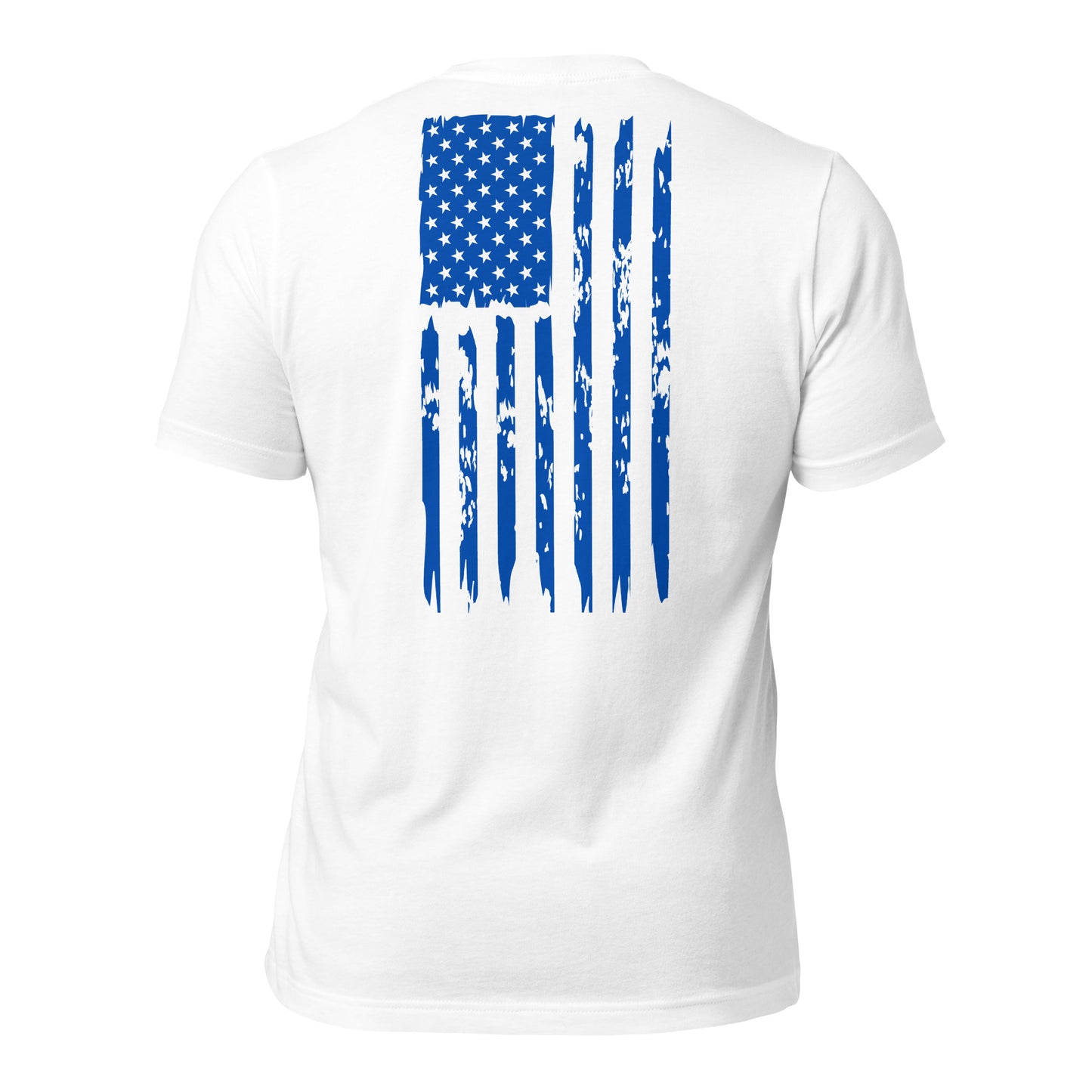 Blue vertical flag t-shirt