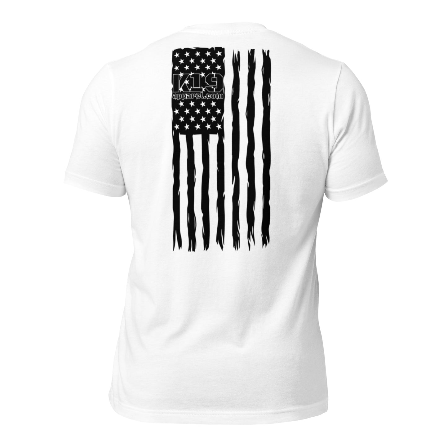 Vertical Flag w/ K19 Arm logo t-shirt