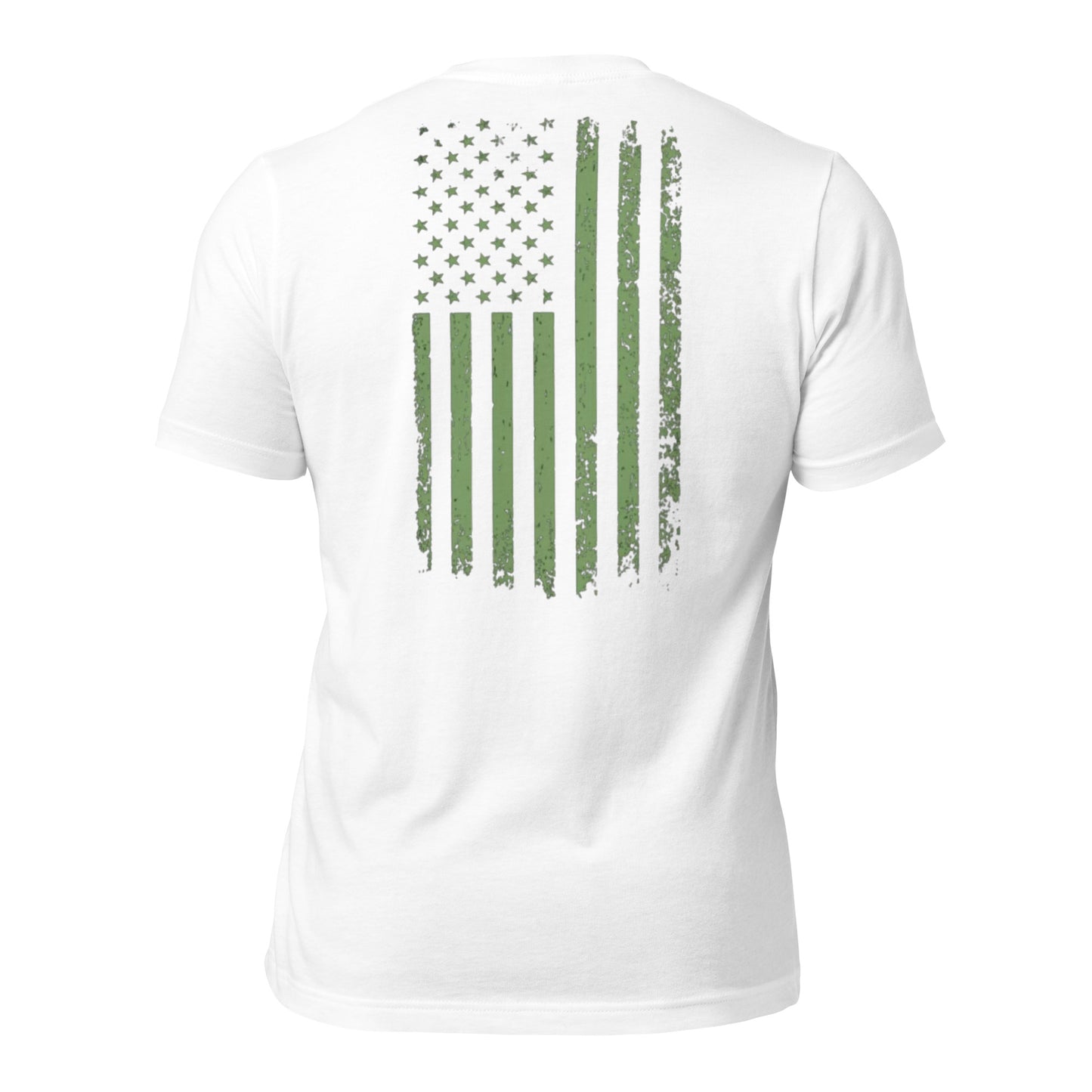 Rustic green flag t-shirt