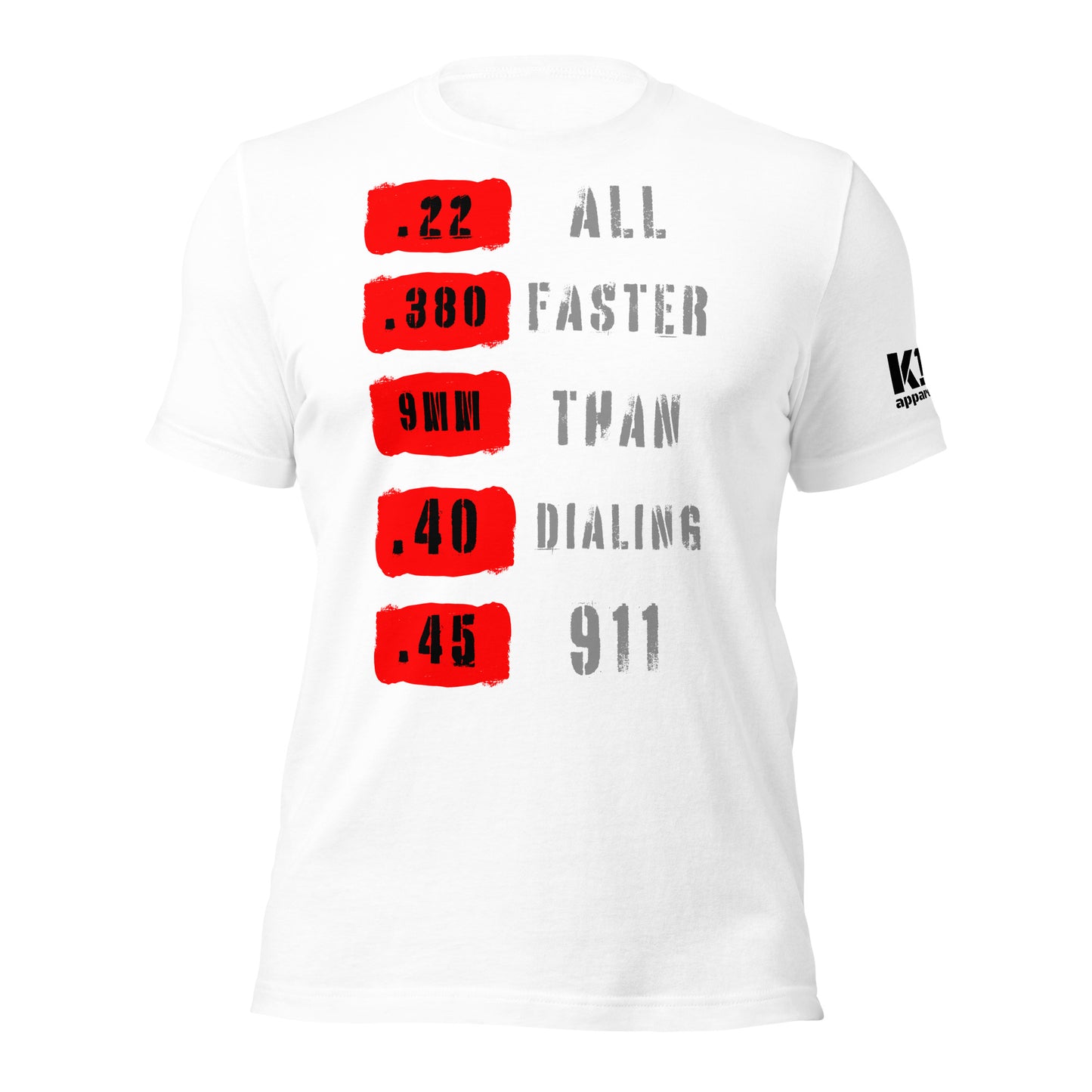 Faster than 9-1-1 t-shirt