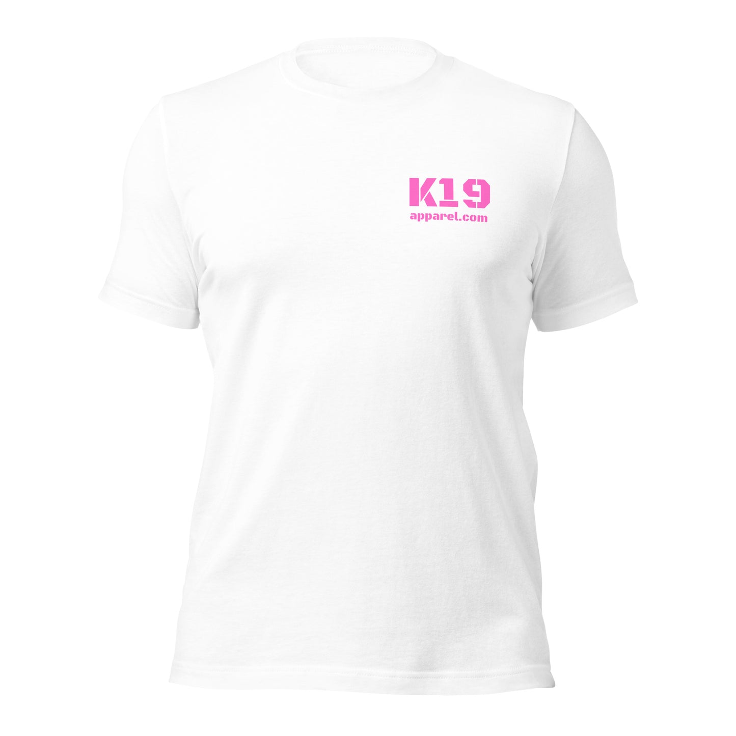 Pink Vertical flag t-shirt