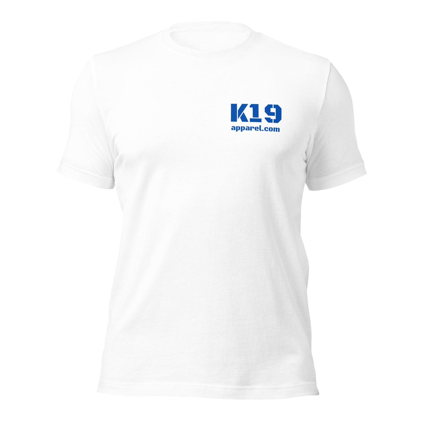 Blue vertical flag t-shirt